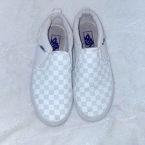 White checkered Vans Y3